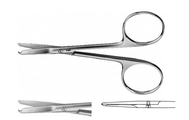 Спенсер ножиці для шовних матеріалів 90 мм